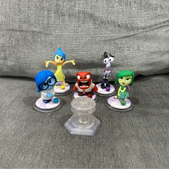 Disney Other - Disney Infinity 3.0 Inside Out Lot Disgust, Sadness, Joy, Anger, Fear